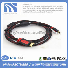 Ouro chapeado 1.3V HDMI Kabel com nylon